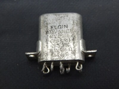 ELGIN ADVANCE MS24250-6 METAL CAN RELAY 26.5VDC - USA SELLER FAST SHIPPING - Image 1 of 4
