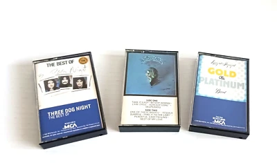 Lynyrd Skynyrd Band Cassette Tapes Vintage 1979 Eagles 1976 Three Dog Night  - Image 1 of 4