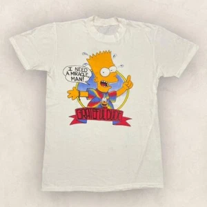 Vintage 90s USA Bart Simpson Cartoon The Grateful Dead Band Graphic T-Shirt - Bild 1 von 3