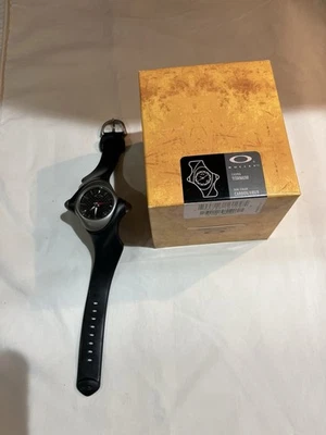 OAKLEY “BULLET” TITANIUM / CARBON FIBER FACE W/BOX, CASE & PAPERWORK (RARE) - Image 1 of 4