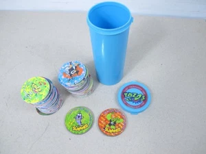 Bulk lot 90 mixed Space Jam Tazos with 2 slammers & Tournament Tube - Bild 1 von 11