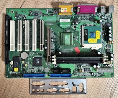 Epox 3VSA2 EP-3VSA2 Socket 370 Industrial Motherboard + Pentium III 800MHz CPU - Image 1 of 4