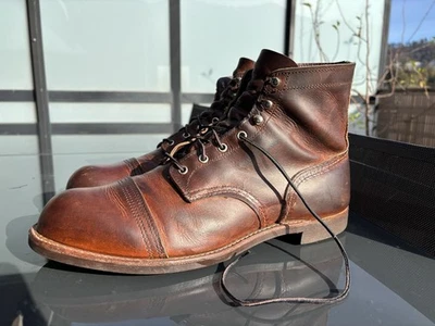 Botas Red Wing 8085 Iron Ranger Copper Rough & Tough US13 EU47  - Imagen 1 de 4