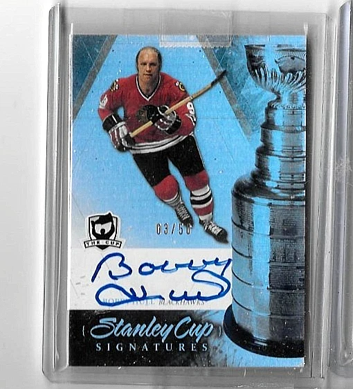 NHL ボビー・ハル ブレット・ハル デュアルサインカード 1/1 Bobby