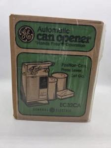 Vintage General Electric Can Opener EC32CA Coffee Almond USA Sealed - Picture 1 of 4