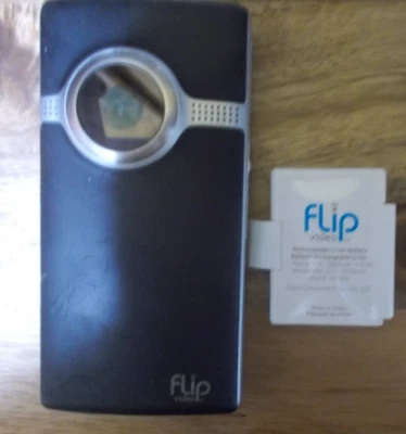 Flip UltraHD U32120 Video Camera 8 GB 2 Hours Black USED - FOR PARTS ONLY !!! - Image 1 of 4