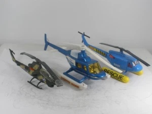 CORGI 3 Helicopters, AH1G, Rescue, Chopper Squad EXCELLENT, not dinky - Picture 1 of 19