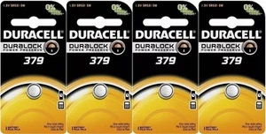 4 Pilas de Reloj y Calculadora Duracell 379 (AG0, D379, LR521, JA, SR521SW, S56 - Imagen 1 de 5