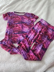 GUC Pipsqueaks bamboo galaxy space print pajamas Size 5/6 - Picture 1 of 3