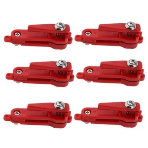 6 x Heavy Tension Snapper Weight Release Clip for Planer Board Fishing Red - Picture 1 of 3