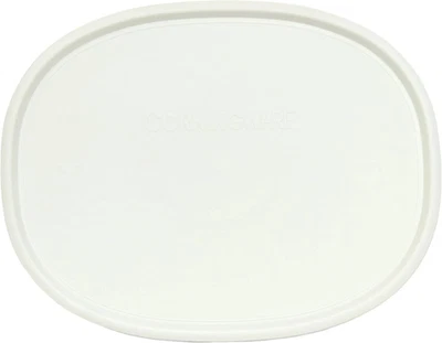 Corningware F-2-PC Oval French White Lid Cover 2.5QT / 1.5QT Baking Dish NEW!