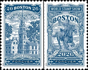 #6029 - 6030 2025 Boston Singles set/2 - MNH - Picture 1 of 1