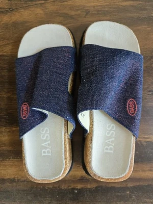 Zapatos/sandalias BASS para niños niñas talla 13 1/2 denim azul brillante, ¡NUEVO EN CAJA! Foto 1 de 4
