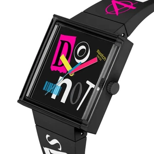 ORIGINALS SWATCH NO RULES PIERCED EDGE SO34B100 Quartz Unisex Watch NEW JAPAN - Picture 1 of 5