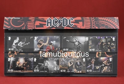 Royal Mail AC/DC Presentation Pack 2025 | x12 Stamps | AP548 | 1st Class | £2.00 - Image 1 of 4