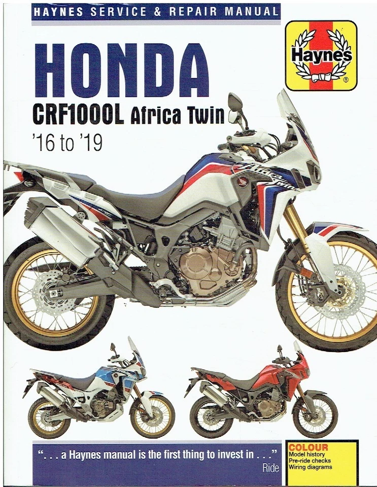 HONDA CRF1000A CRF1000D (DCT) CRF1000A2 CRF1000D2 (DCT) 2016-19 REPAIR MANUAL - Image 1 of 1