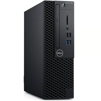 Dell Windows 11 PC OptiPlex 3060 i3 8th Gen 4GB 128GB i3-8100 SFF Desktop - Image 1 of 4