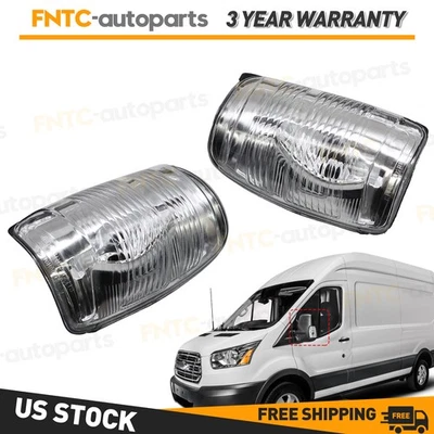 For FORD TRANSIT 250 350HD Cargo Driver+Passenger Side Mirror Turn Signal Light - Imagem 1 de 4