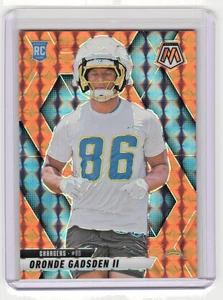 2025 Panini Mosaic Oronde Gadsden II Mosaic Prizm Orange /199 RC #374 Chargers - Picture 1 of 2
