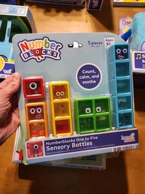 Number Blocks Sensory Bottles One to Five Numberblocks Counting Toy hand2mind - Image 1 of 4