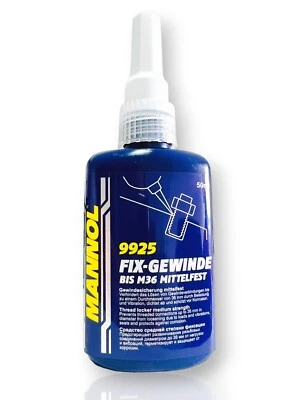 50 ml MANNOL 9925 Schraubensicherung Fix-Gewinde Mittelfest Schraubenkleber - Bild 1 von 2