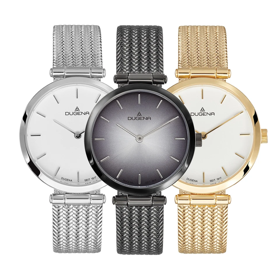 Dugena Damen-Armbanduhr Lissa, Quarz, Edelstahl, 3 bar - Bild 1 von 1