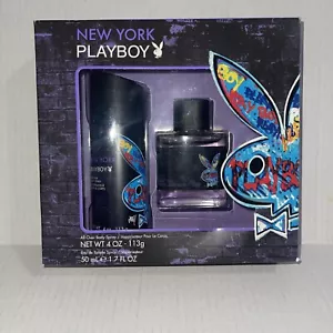 PLAYBOY NEW YORK BY PLAYBOY 1.7 OZ / 50 ML  2 PC SET - Picture 1 of 1