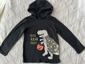 Carter’s Halloween Dinosaur Lightweight Hoodie-EUC-size 4 - Picture 1 of 2