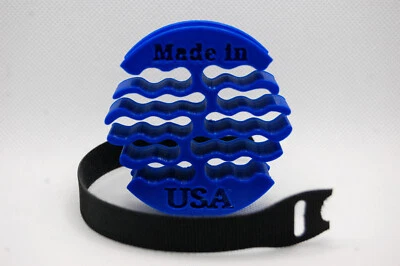 Peine/organizador Ethernet azul de 24 cables - Cat 6A UTP - Viene con amarre - EE. UU. Foto 1 de 3