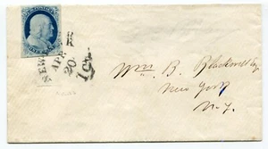 Cover from New York with scott nr.9  to New york - Picture 1 of 2