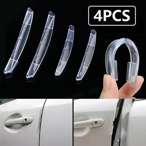 4x Clear Car Door Edge Scratch Anti-collision Protector Guard Strip Accessories - Picture 1 of 10