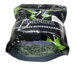 BUSTA 1KG 5000 PALLINI SOFTAIR BIO BIODEGRADABILI VERDI 0,20g JS-BIO0.20V - Foto 1 di 3