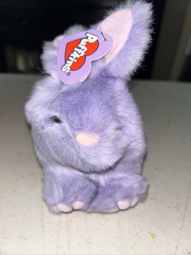 Vintage Plush Puffkins Easter Bunny Purple Rabbit Limited Edition ...