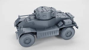 Coche blindado AEC MK.I - Ejército del Reino Unido - Escala 28 mm - Bolt Action - wargame3d - Imagen 1 de 6