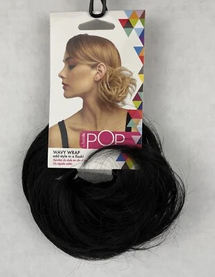 Pop Hairdo Envoltura Ondulada Imitación Cabello Ébano R2 Tru2Life Respetuoso con el Calor Negro Sintético Foto 1 de 4
