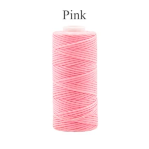 0.8mm Round Waxed Thread for Leather Craft Sewing Polyester Cord Wax Strings 50M - Picture 1 of 32