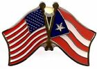 USA Porto Rico amitié croisée chapeau à revers broche cravate tac LIVRAISON RAPIDE USA