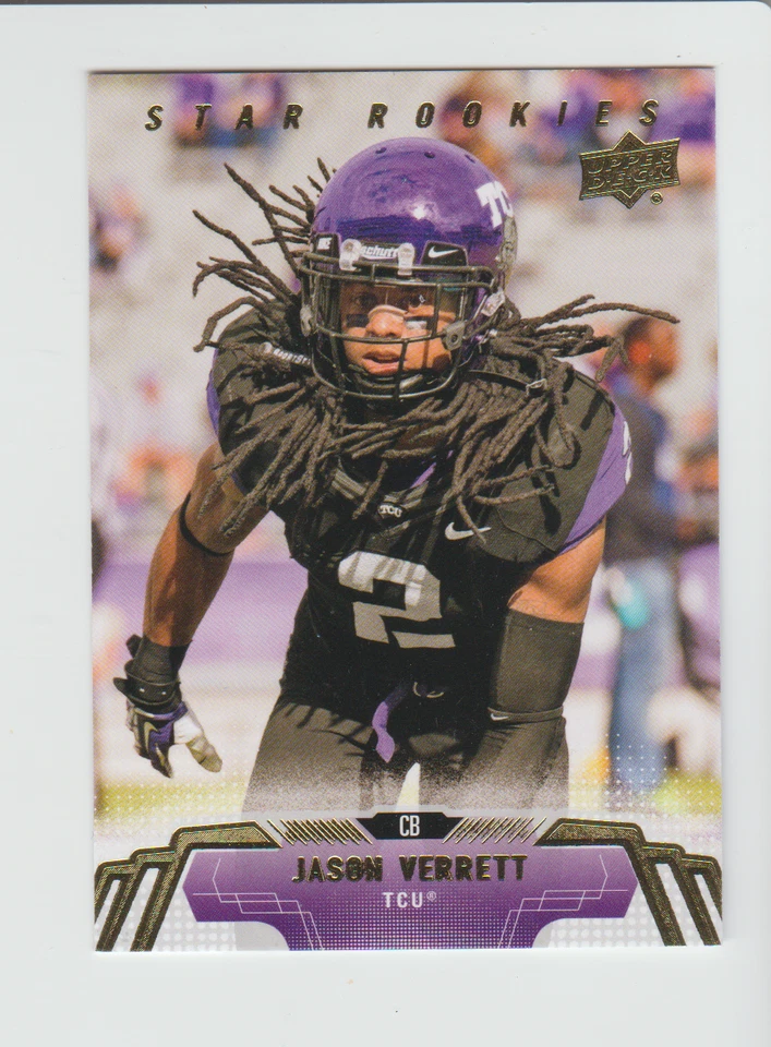 2014 Upper Deck #55 Jason Verrett rookie, San Francisco 49ers - Image 1 of 1