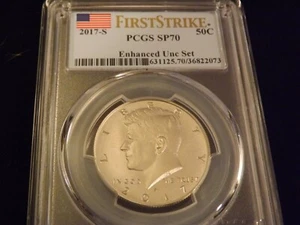 2017-S   Half Dollar      First Strike     PCGS   SP70 - Picture 1 of 2