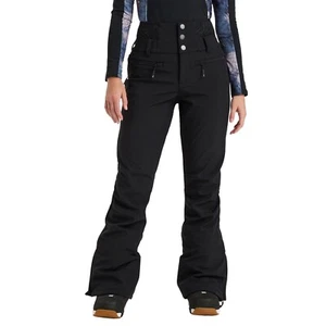 Brandneu 2025 Roxy Rising High kurze Damen-Schneehose anthrazit Größe Medium - Bild 1 von 1
