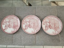 3 Spode ST. NICK Window Shopping Salad Dessert Plate 6578576