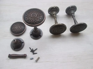 1 X CAST IRON RUSTIC VINTAGE OLD CURTAIN TIE BACK HOOK HOLDBACK HOLD BACKS - Picture 1 of 8