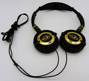 Almohadilla de espuma para auriculares Skullcandy negra dorada banda superior ajustable - Imagen 1 de 8