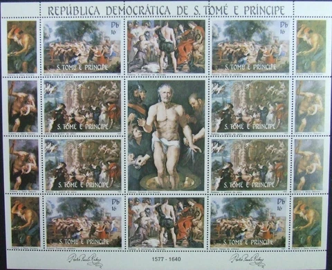 Sao Tome & Principe,Panting-Rubens,-1 M/Sh.,MNH**.STP 022/L Cover
