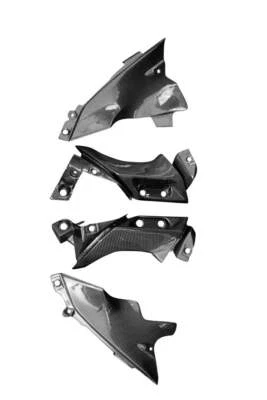 Carénage Latéral inférieur Carbone pour Yamaha YZF-R1 2004-2006 - Photo 1/4