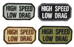 HIGH SPEED LOW DRAG Morale Patch - Various Colors - Picture 1 of 5