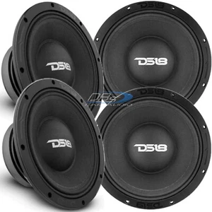 4x 10" Midbass Speakers - DS18 PRO-ZXI10MBASS 500 Watt Rms 8-ohm Loudspeakers - Picture 1 of 6