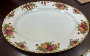 Royal Albert Old Country Roses Oval Serving Platter 13.25" X 10.25" England - Picture 1 of 9