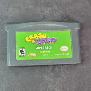 Crash & Spyro Superpack Nintendo Game Boy Advance Juego GBA PROBADO Y FUNCIONANDO - Imagen 1 de 2