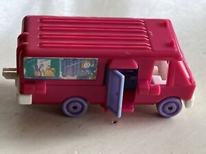Vintage Rare Polly Pocket 1994 Bluebird Pink RV Camper Van